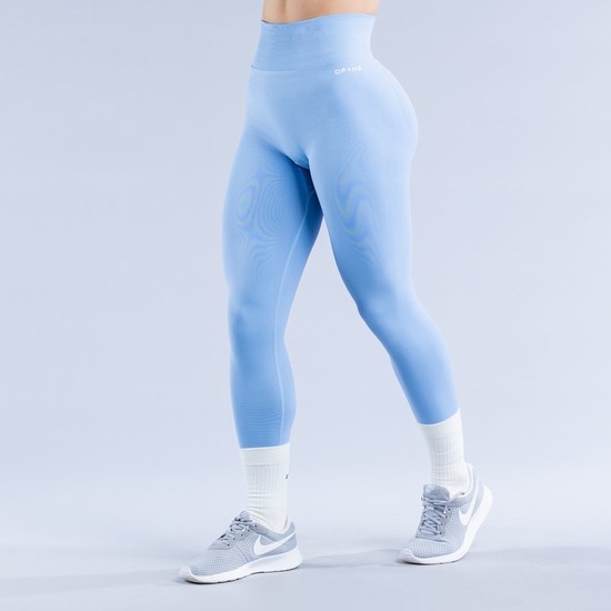 Dfyne Dynamic Leggings Damen Blau | 38264SHXZ