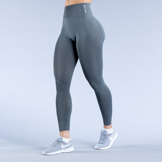 Dfyne Dynamic Leggings Damen Grau | 10253DTAZ