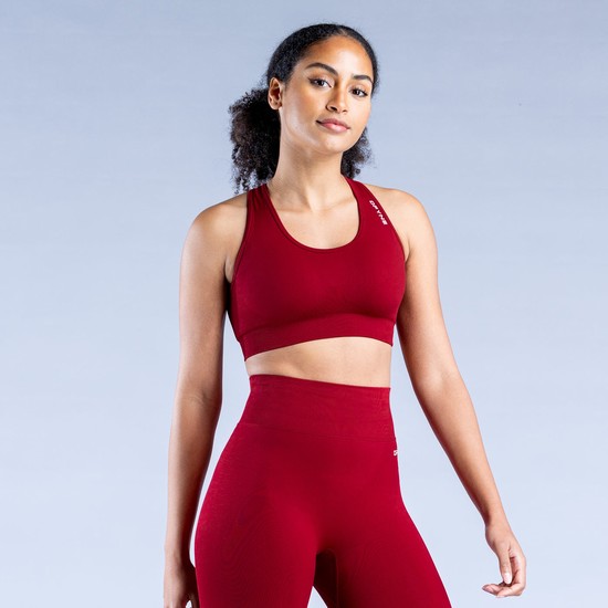 Dfyne Dynamic Seamless Sport Bh Damen Rot | 17489KCIL