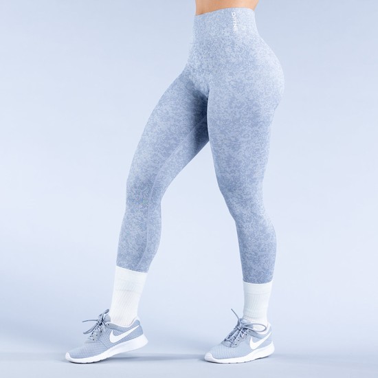Dfyne Revive Leggings Damen Camouflage Grau | 87594NXCQ