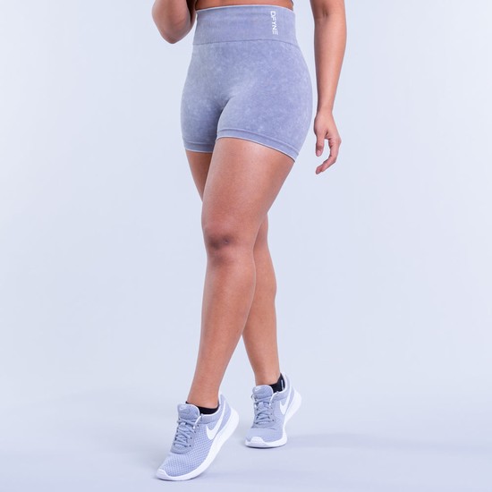 Dfyne Valkyrie Acid Wash GolfShorts Damen Grau Weiß | 75126TCOX