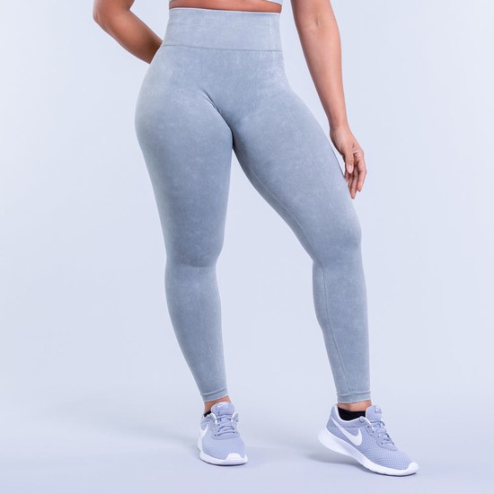 Dfyne Valkyrie Acid Wash Leggings Damen Grün | 14238GZMT