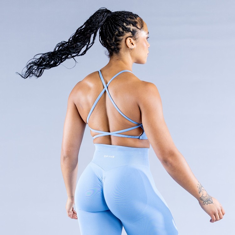 Dfyne Dynamic Backless Sport Bh Damen Blau | 02679UADR