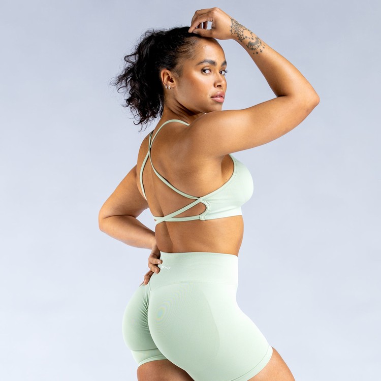 Dfyne Dynamic Backless Sport Bh Damen Grün | 74038YAPX
