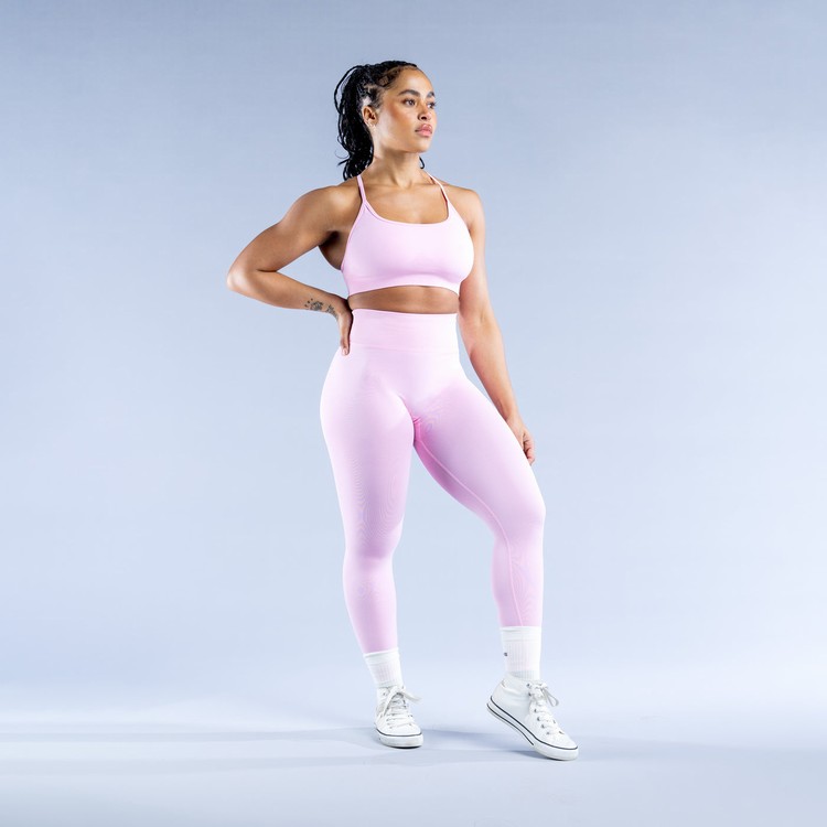 Dfyne Dynamic Backless Sport Bh Damen Hellrosa Rosa | 81695KPGD