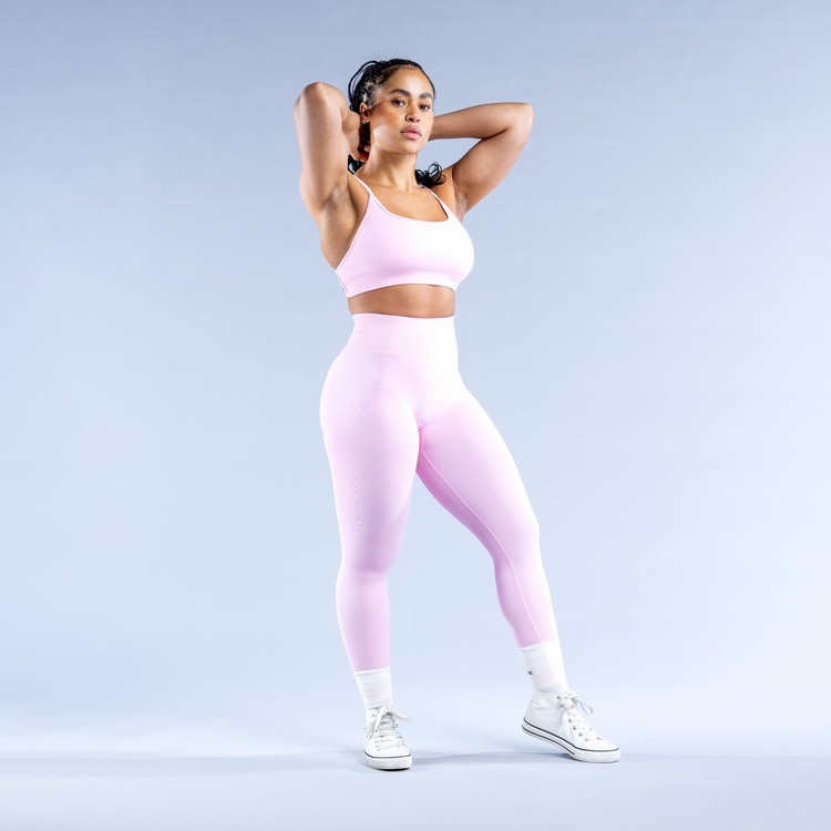 Dfyne Dynamic Backless Sport Bh Damen Hellrosa Rosa | 81695KPGD