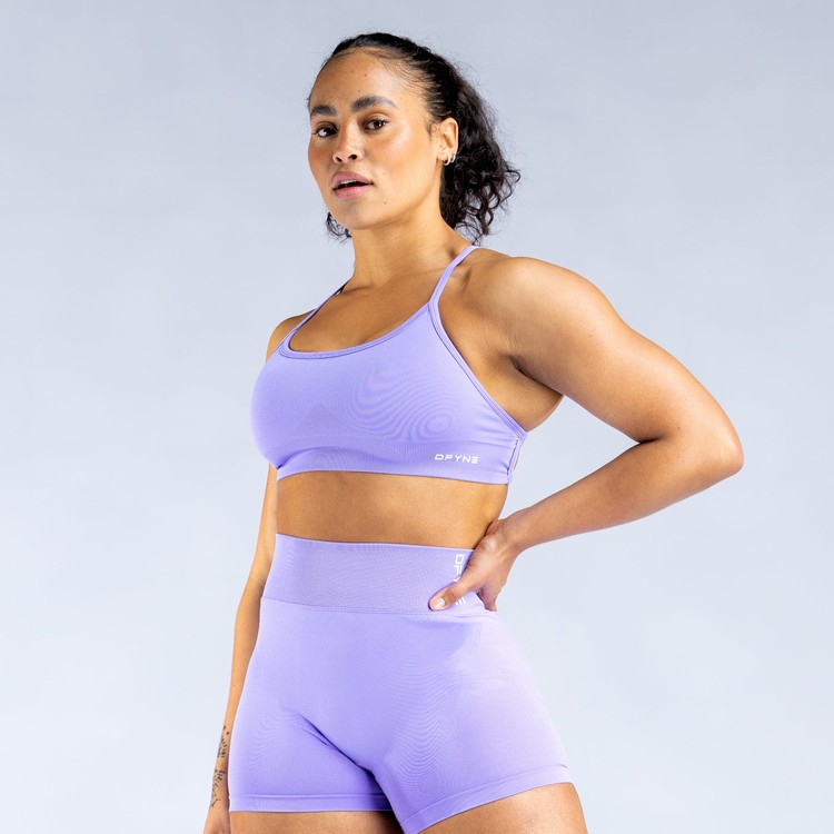 Dfyne Dynamic Backless Sport Bh Damen Lila | 64173VHSP