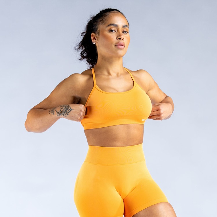 Dfyne Dynamic Backless Sport Bh Damen Orange | 69254NHVW