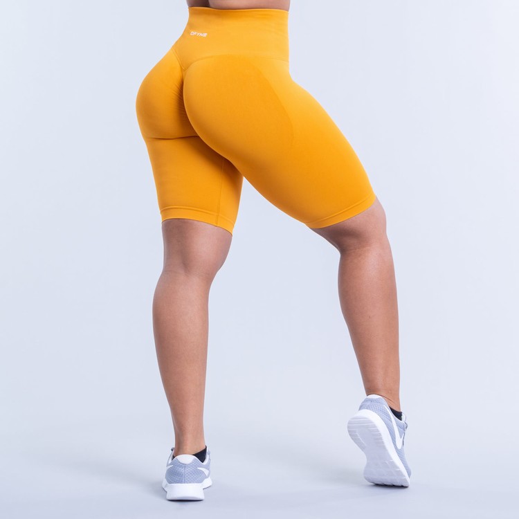 Dfyne Dynamic GolfShorts Damen Senfgelb Gelb | 01245WLKG