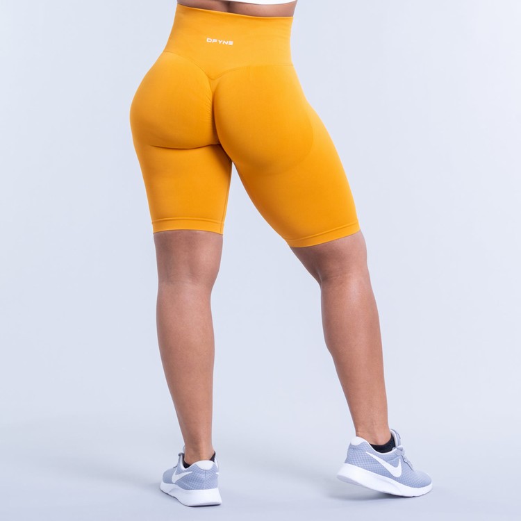 Dfyne Dynamic GolfShorts Damen Senfgelb Gelb | 01245WLKG