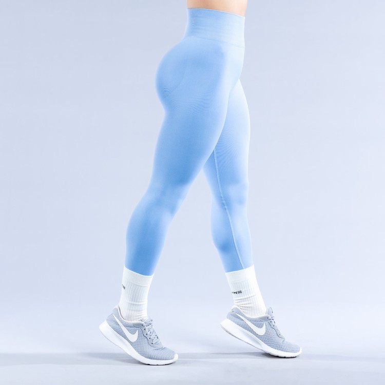 Dfyne Dynamic Leggings Damen Blau | 38264SHXZ