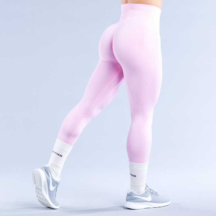 Dfyne Dynamic Leggings Damen Hellrosa Rosa | 49217ZXTS