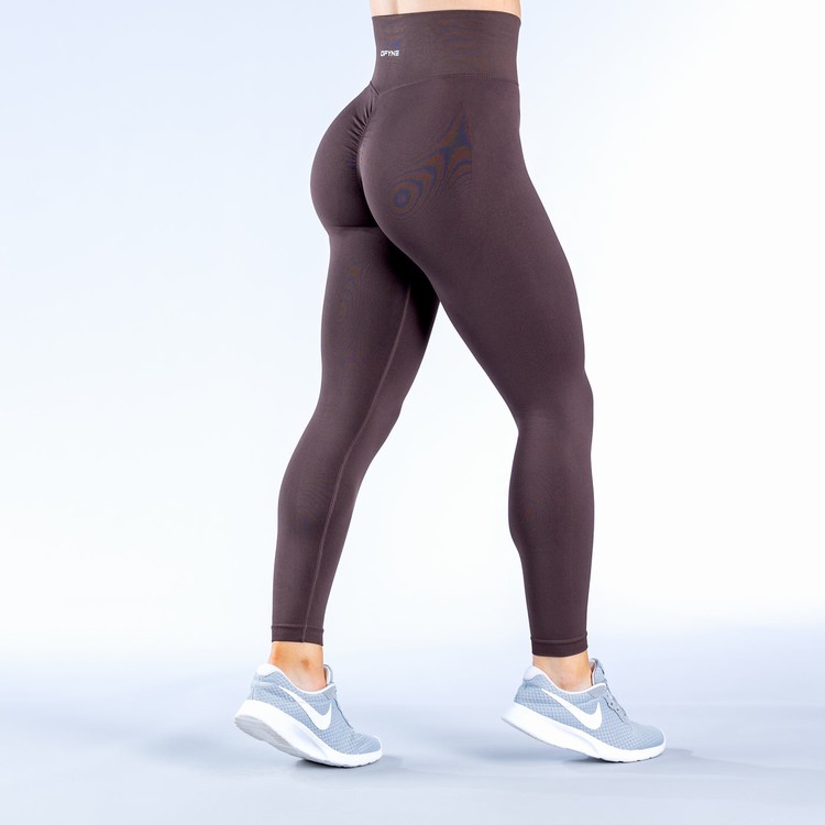 Dfyne Dynamic Leggings Damen Schokolade Braun | 67345JKXV