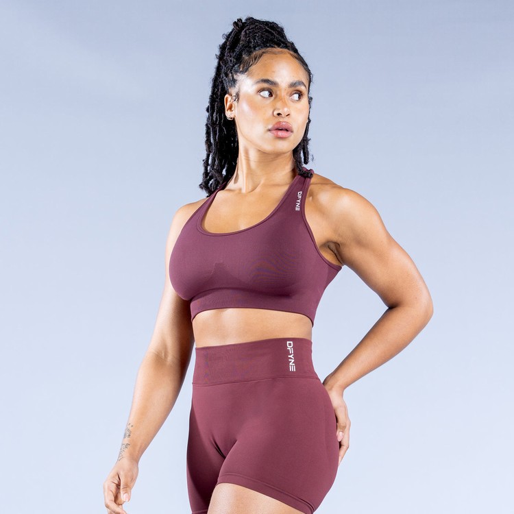 Dfyne Dynamic Seamless Sport Bh Damen Bordeaux | 29045PRWD