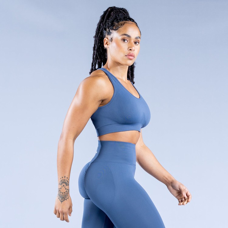Dfyne Dynamic Seamless Sport Bh Damen Dunkelblau | 05368HOBM