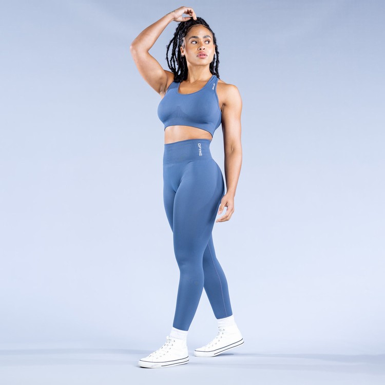 Dfyne Dynamic Seamless Sport Bh Damen Dunkelblau | 05368HOBM