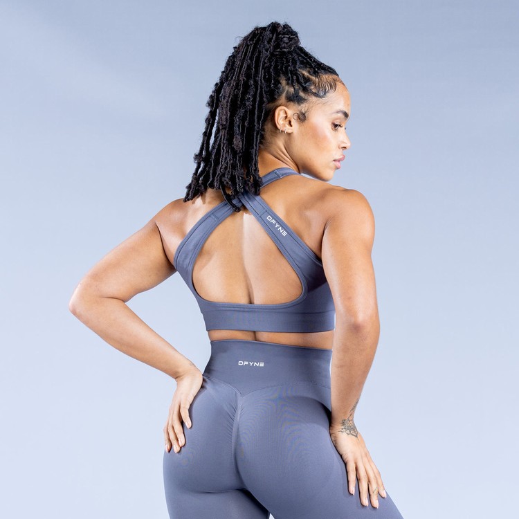 Dfyne Dynamic Seamless Sport Bh Damen Dunkelgrau | 07964MQOA