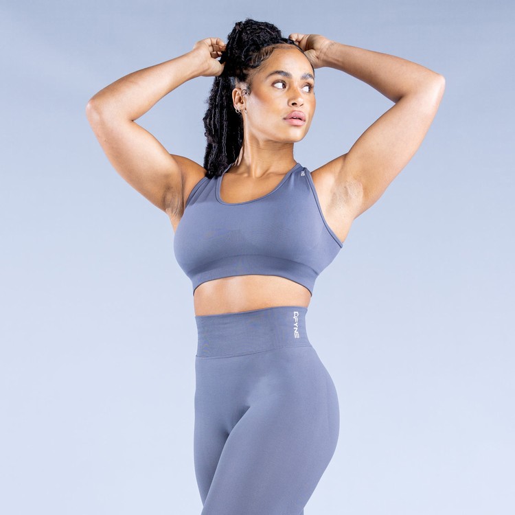 Dfyne Dynamic Seamless Sport Bh Damen Dunkelgrau | 07964MQOA