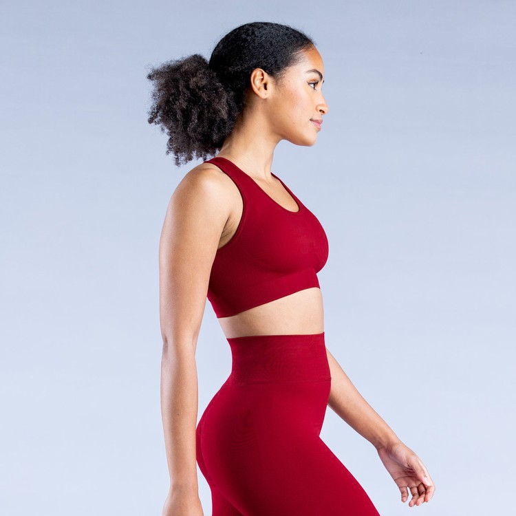 Dfyne Dynamic Seamless Sport Bh Damen Rot | 17489KCIL