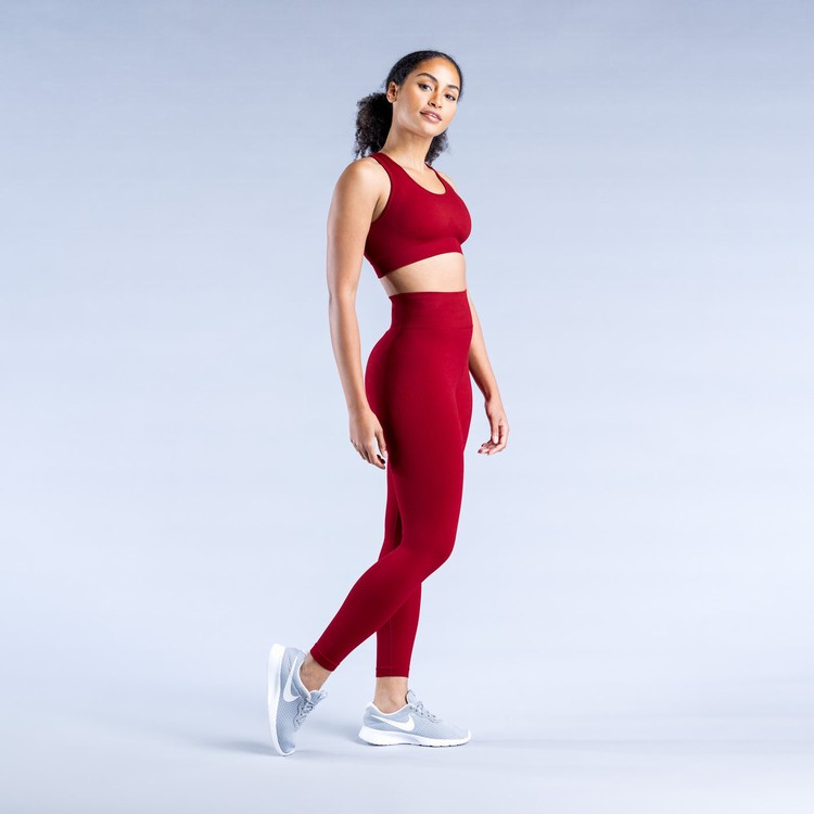 Dfyne Dynamic Seamless Sport Bh Damen Rot | 17489KCIL