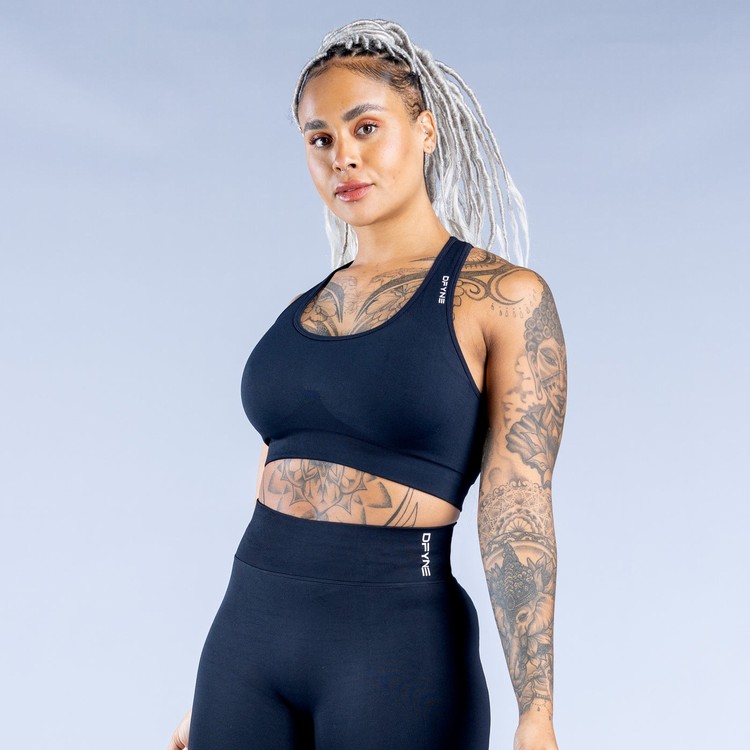 Dfyne Dynamic Seamless Sport Bh Damen Schwarz | 95832PITD