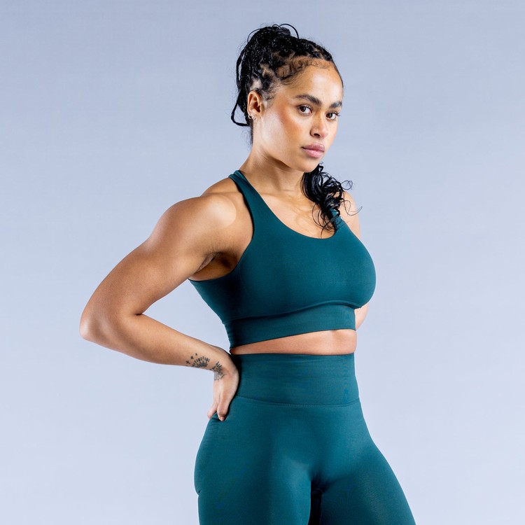 Dfyne Dynamic Sport Bh Damen Dunkeltürkis Grün | 35240MWBY