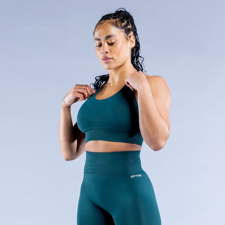 Dfyne Dynamic Sport Bh Damen Dunkeltürkis Grün | 35240MWBY