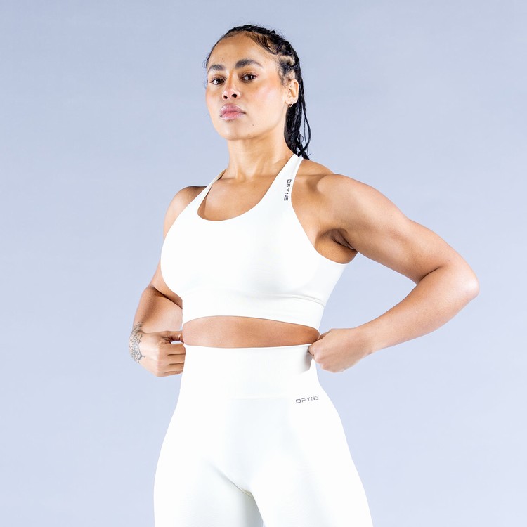Dfyne Dynamic Sport Bh Damen Weiß | 96852FOLM