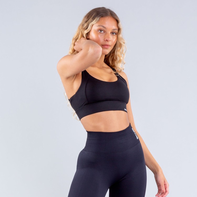 Dfyne Origin High-Support Sport Bh Damen Schwarz | 96107RVEC