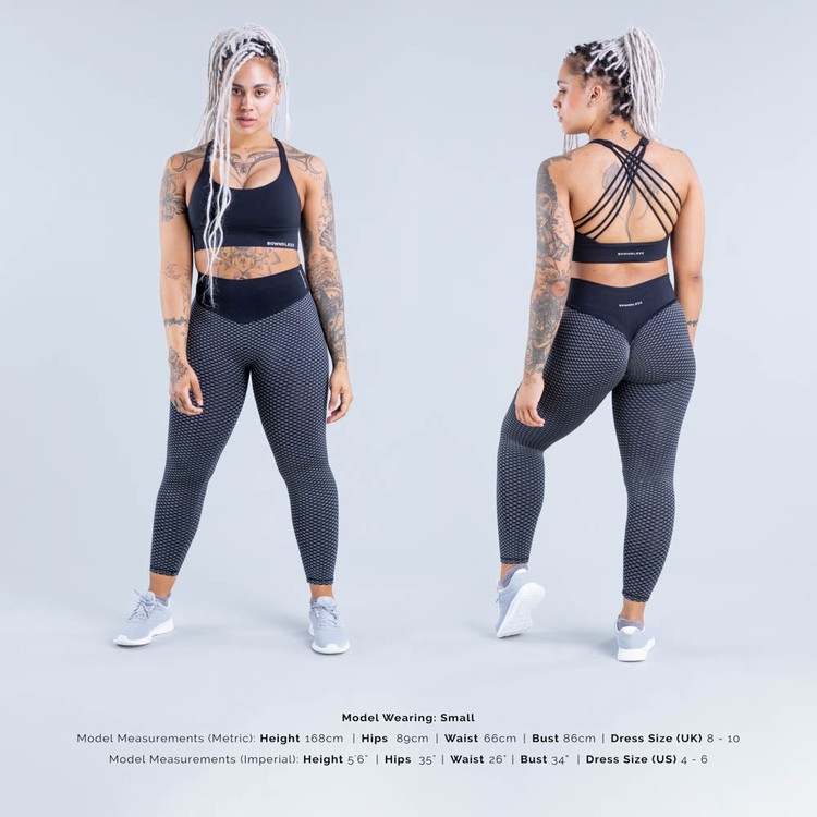 Dfyne Origin Medium-Support Sport Bh Damen Schwarz | 67432WIYL