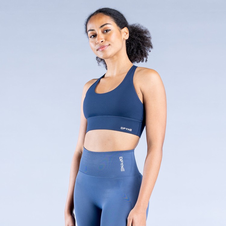 Dfyne Origin Sport Bh Damen Navy | 02713BANM