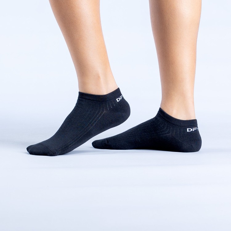 Dfyne Revive Ankle 3pk Socken Damen Schwarz | 96257ZAMQ