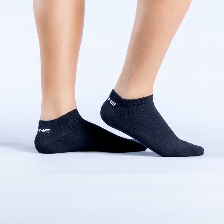 Dfyne Revive Ankle 3pk Socken Damen Schwarz | 96257ZAMQ