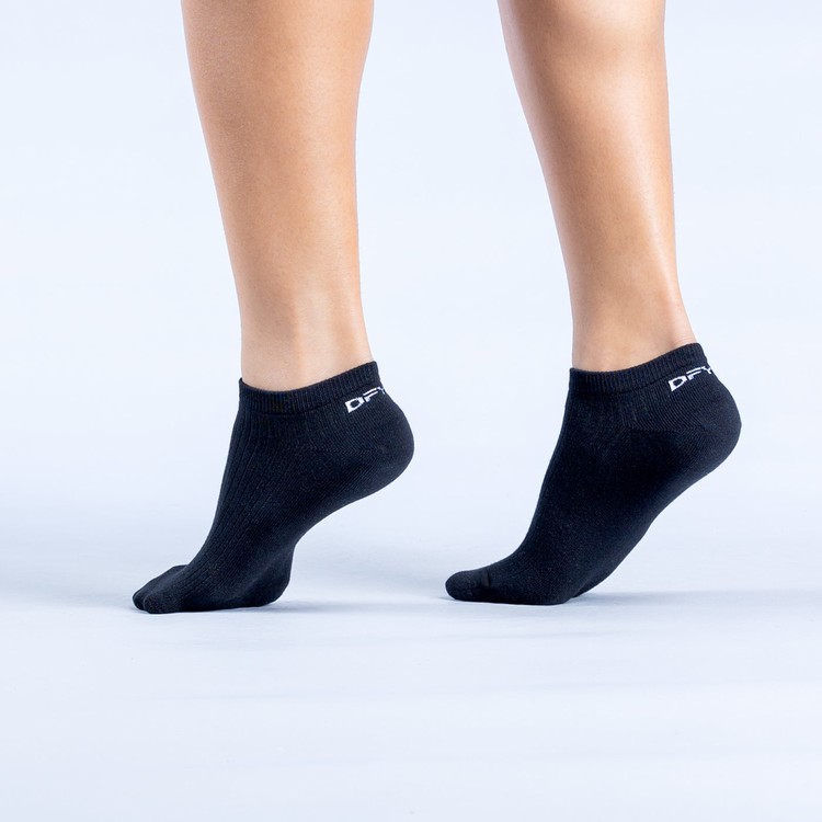 Dfyne Revive Ankle 3pk Socken Damen Schwarz | 96257ZAMQ
