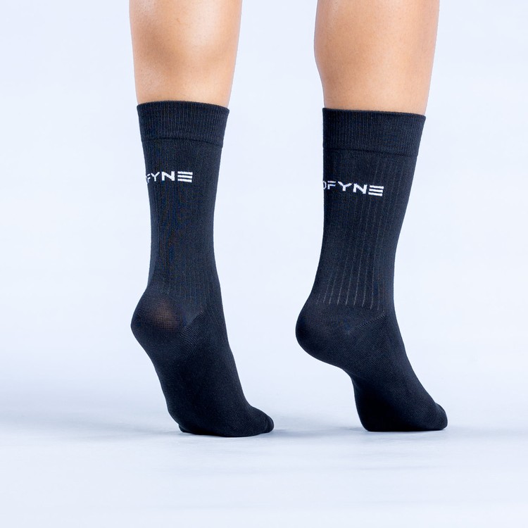 Dfyne Revive Crew Socken Damen Schwarz | 48679YBWS