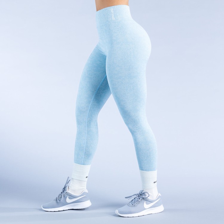 Dfyne Revive Leggings Damen Camouflage Mintfarben | 24397AQBL