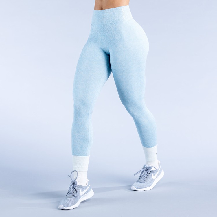 Dfyne Revive Leggings Damen Camouflage Mintfarben | 24397AQBL