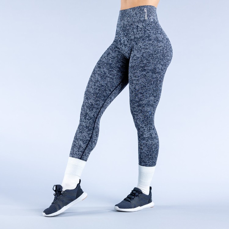 Dfyne Revive Leggings Damen Camouflage Schwarz | 27185IGLQ