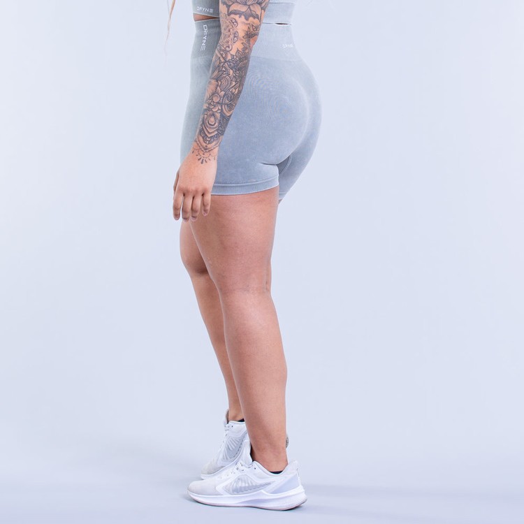 Dfyne Valkyrie Acid Wash GolfShorts Damen Grün | 70625GEPF