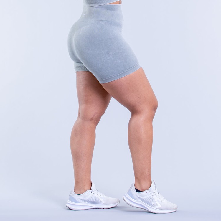 Dfyne Valkyrie Acid Wash GolfShorts Damen Grün | 70625GEPF