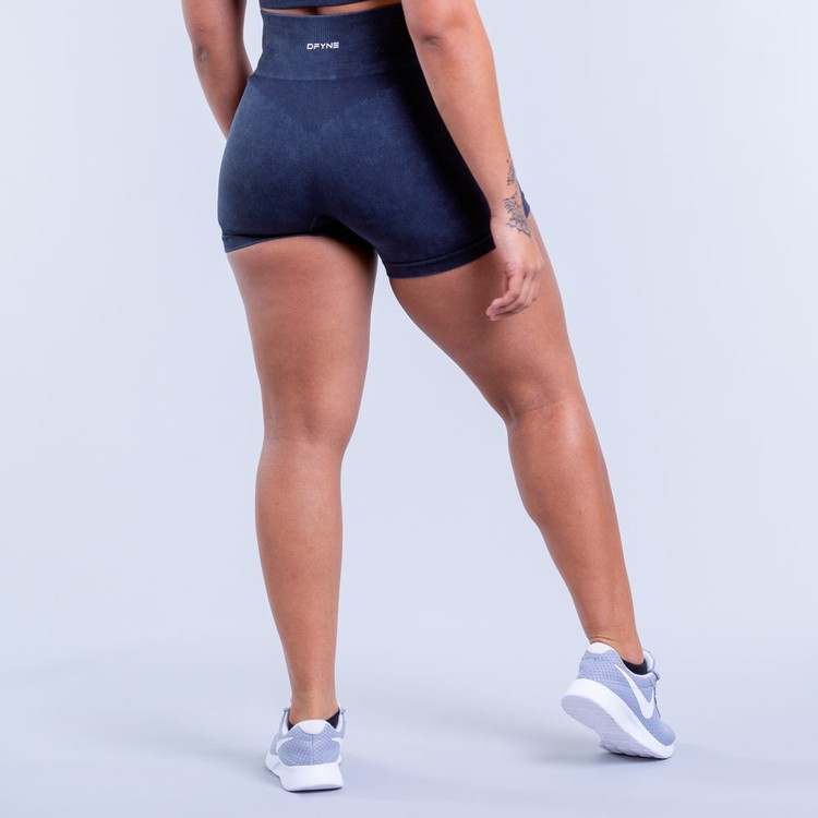 Dfyne Valkyrie Acid Wash GolfShorts Damen Grau | 70864ANTU