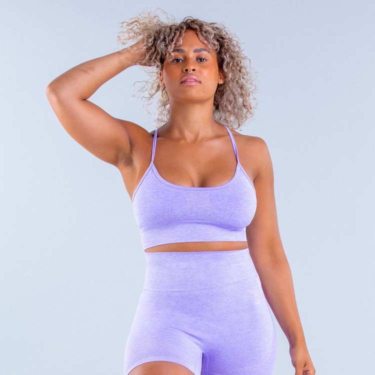 Dfyne Valkyrie Standard-Support Sport Bh Damen Lila | 42591NFEU