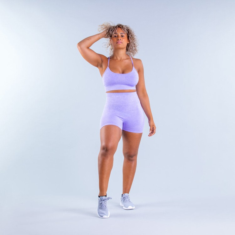 Dfyne Valkyrie Standard-Support Sport Bh Damen Lila | 42591NFEU