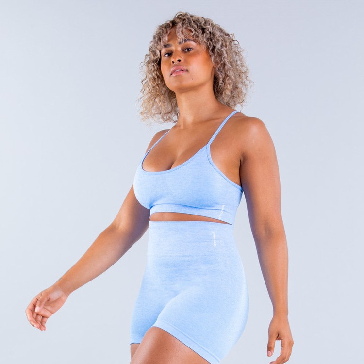 Dfyne Valkyrie Standard-Support Sport Bh Damen Blau | 80637YBLG